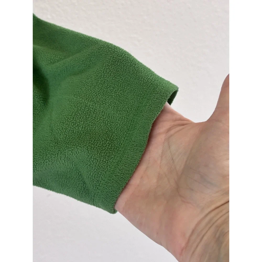 The North Face Glacier Fleece 1/4 Zip Mens‎ L Green Hiking Outdoor Performance